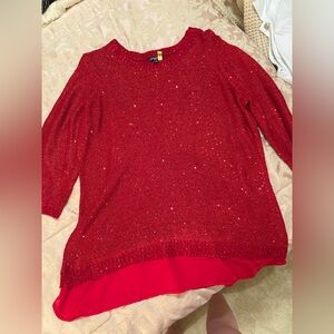 Notations Red Sweater